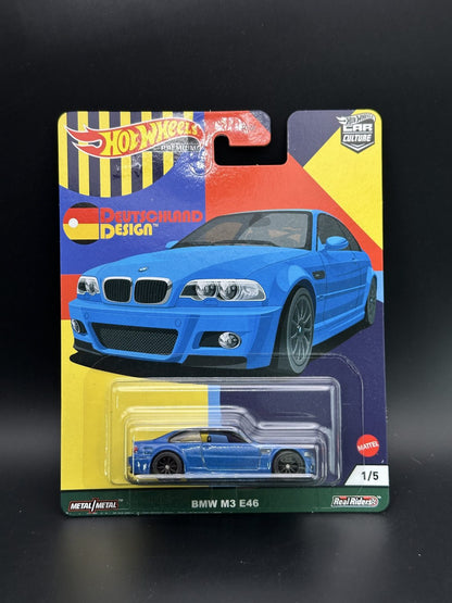 HOT WHEELS - BMW M3 E46 (2021) - CAR CULTURE - DEUTSCHLAND DESIGN 1/5