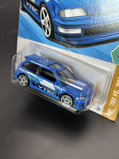 HOT WHEELS - 90 HONDA CIVIC EF (2025) - HW 70 VS 90 1/10