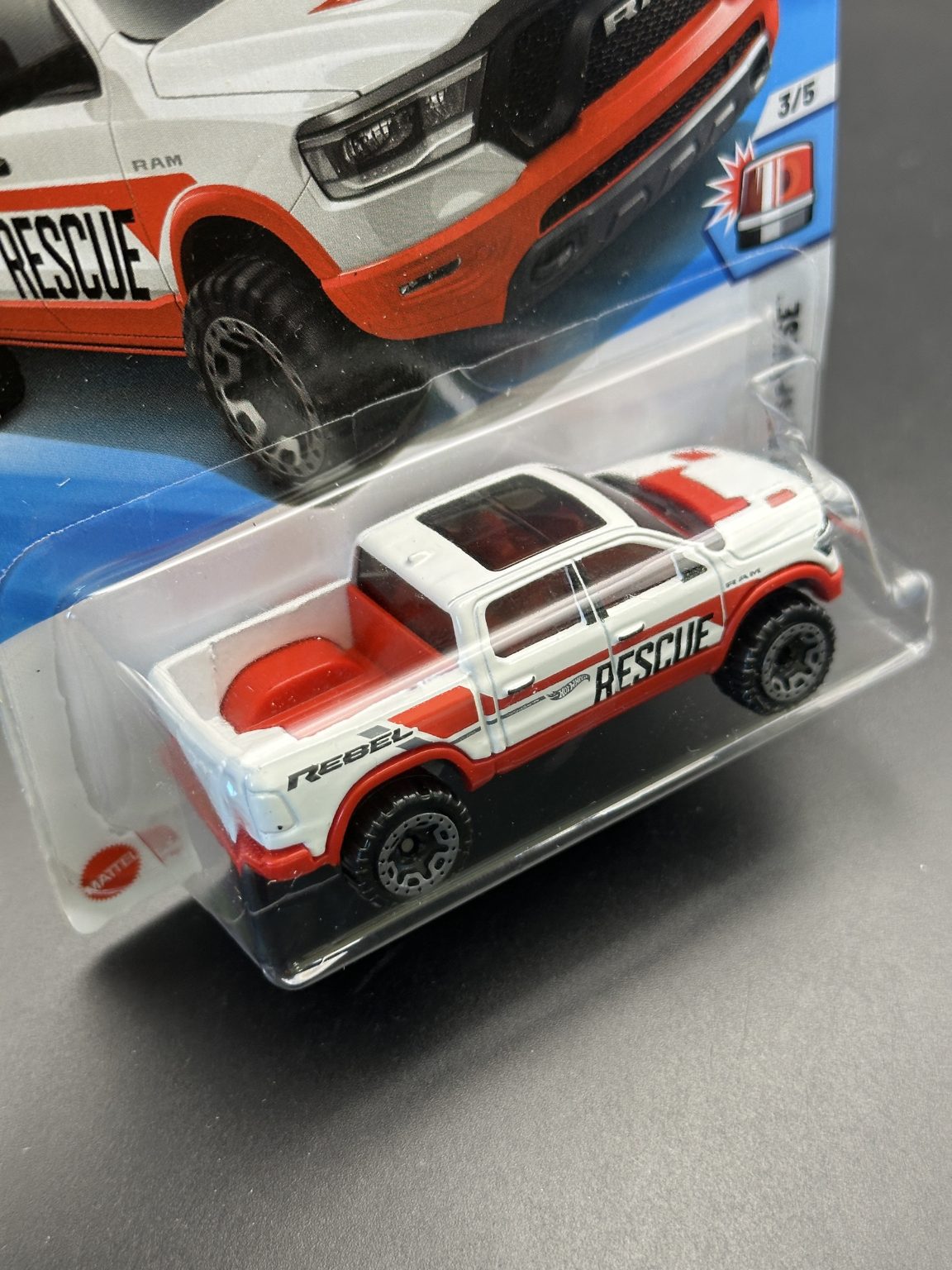 HOT WHEELS - 2020 RAM 1500 REBEL (2025) - HW FIRST RESPONSE 3/5