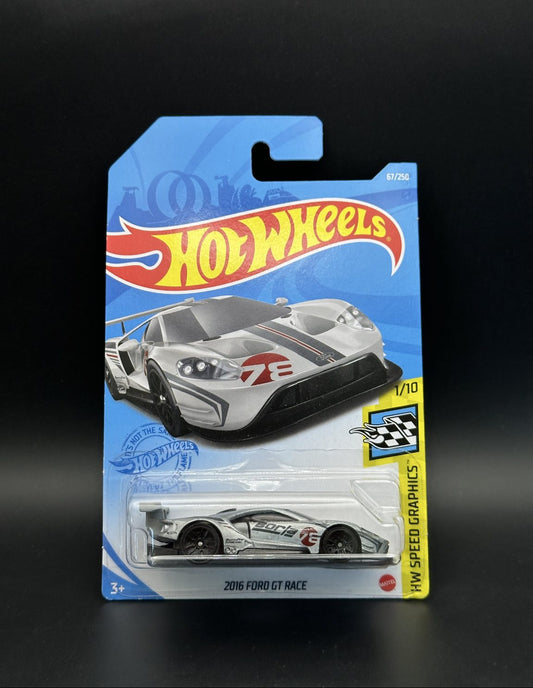 HOT WHEELS - 2016 FORD GT RACE (2021) - HW SPEED GRAPHICS 1/10