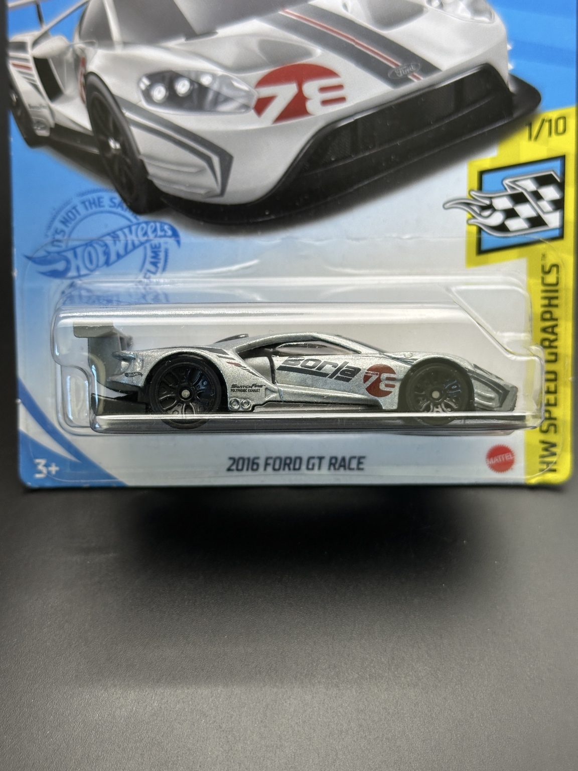 HOT WHEELS - 2016 FORD GT RACE (2021) - HW SPEED GRAPHICS 1/10