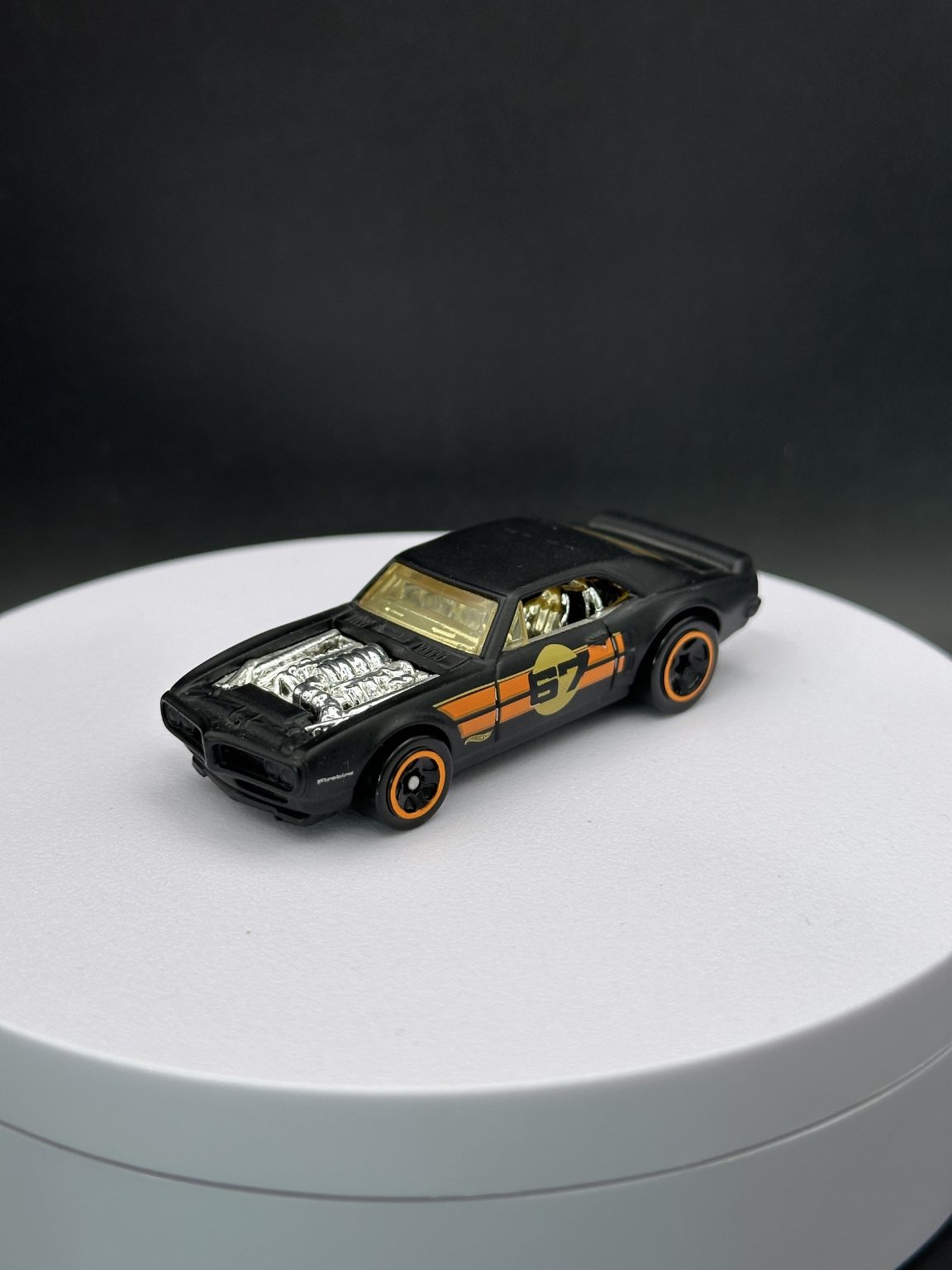 HOT WHEELS - CUSTOM 67 PONTIAC FIREBIRD (2020) - AMERICAN STEEL 8/10 - LOOSE