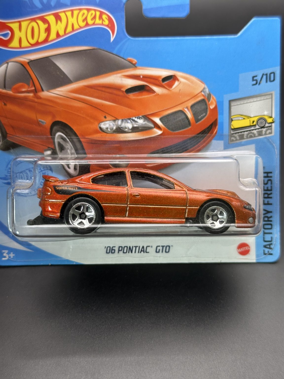 HOT WHEELS - 06 PONTIAC GTO (2018) - HW FACTORY FRESH 5/10