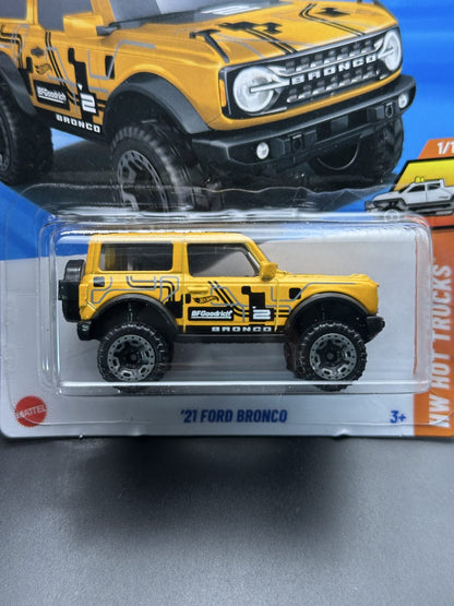 HOT WHEELS - 21 FORD BRONCO (2025) - HW HOT TRUCKS 1/10
