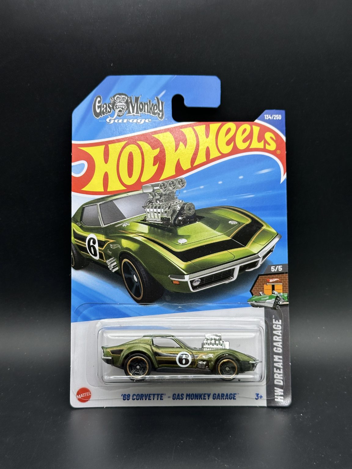HOT WHEELS - 68 CORVETTE GAS MONKEY GARAGE (2025) - HW DREAM GARAGE 5/5