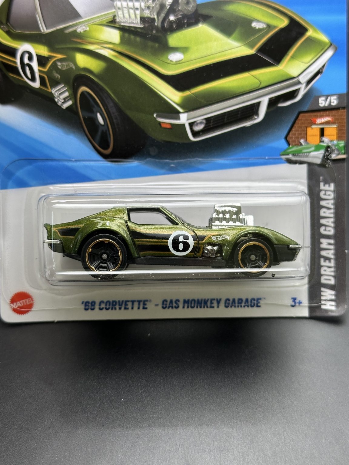 HOT WHEELS - 68 CORVETTE GAS MONKEY GARAGE (2025) - HW DREAM GARAGE 5/5