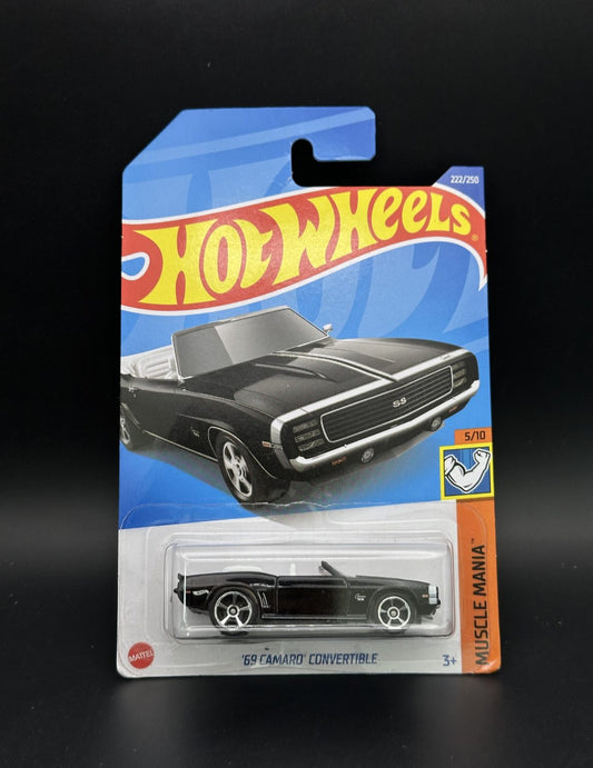 HOT WHEELS - 69 CAMARO CONVERTIBLE (2022) - HW MUSCLE MANIA 5/10