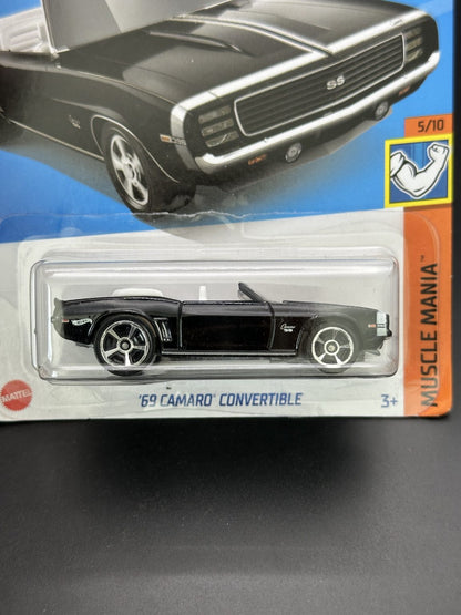 HOT WHEELS - 69 CAMARO CONVERTIBLE (2022) - HW MUSCLE MANIA 5/10