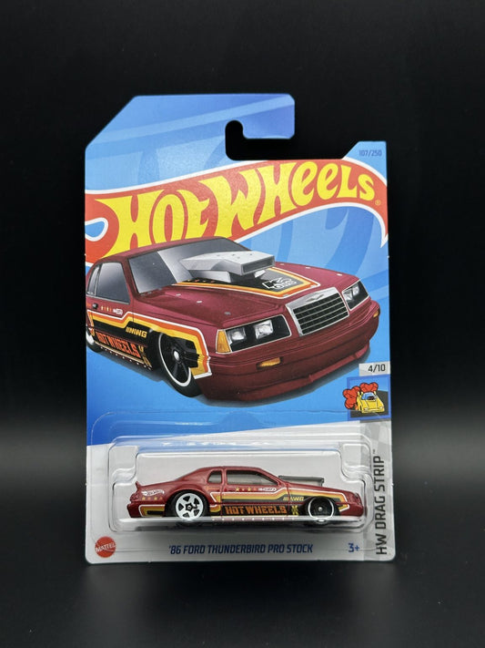 HOT WHEELS - 86 FORD THUNDERBIRD PRO STOCK (2023) - HW DRAG STRIP 4/10