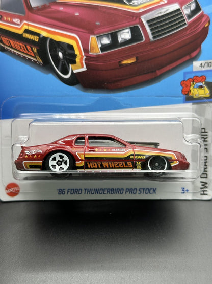 HOT WHEELS - 86 FORD THUNDERBIRD PRO STOCK (2023) - HW DRAG STRIP 4/10