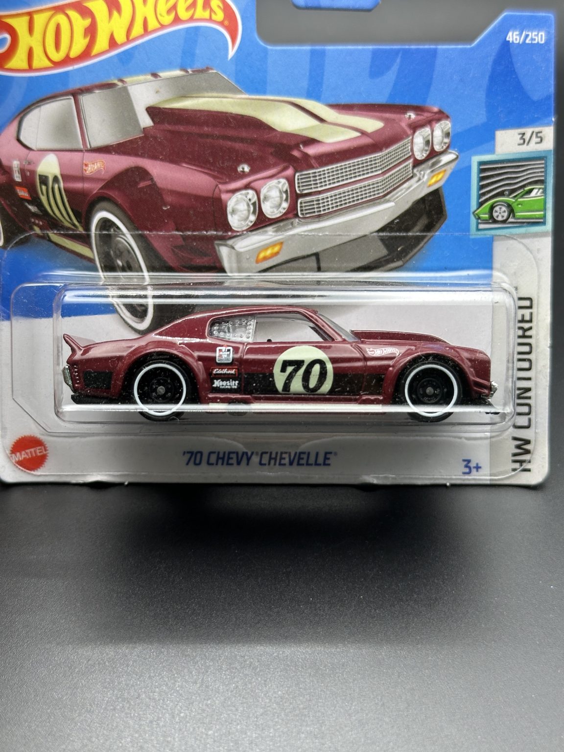 HOT WHEELS - 70’ CHEVY CHEVELLE (2022) - HW CONTOURED 3/5