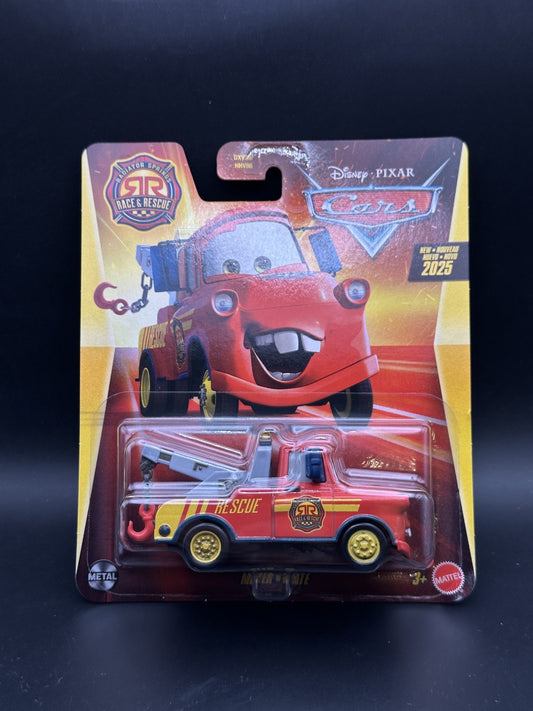 DISNEY PIXAR CARS - MATER - RADIATOR SPRINGS RACE AND RESCUE CARS - DIECAST