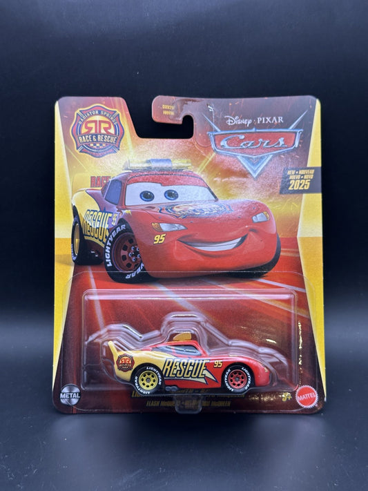DISNEY PIXAR CARS LIGHTNING MCQUEEN RADIATOR SPRINGS RACE RESCUE CARS DIECAST