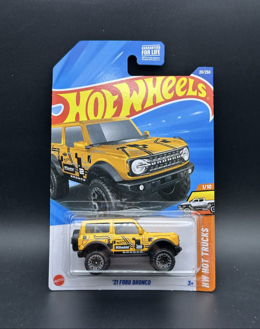 HOT WHEELS - 21 FORD BRONCO (2025) - HW HOT TRUCKS 1/10