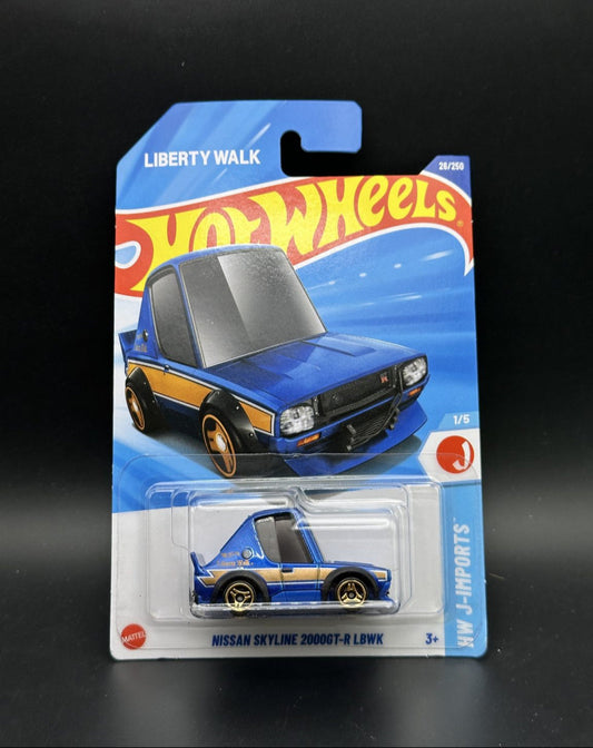 HOT WHEELS - NISSAN SKYLINE 2000 GTR LBWK TOONED (2025) - HW J IMPORTS 1/5
