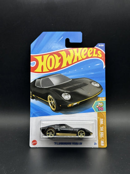 HOT WHEELS - 71 LAMBORGHINI MIURA SV (2025) - HW 70s VS 90s 6/10
