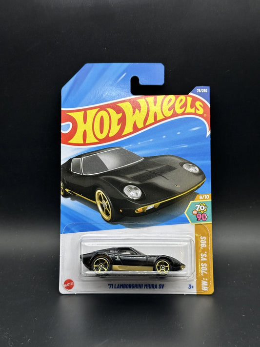 HOT WHEELS - 71 LAMBORGHINI MIURA SV (2025) - HW 70s VS 90s 6/10