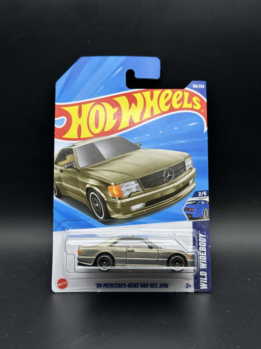 HOT WHEELS - 89 MERCEDES BENZ 560 SEC AMG (2025) - HW WILD WIDEBODY 2/5