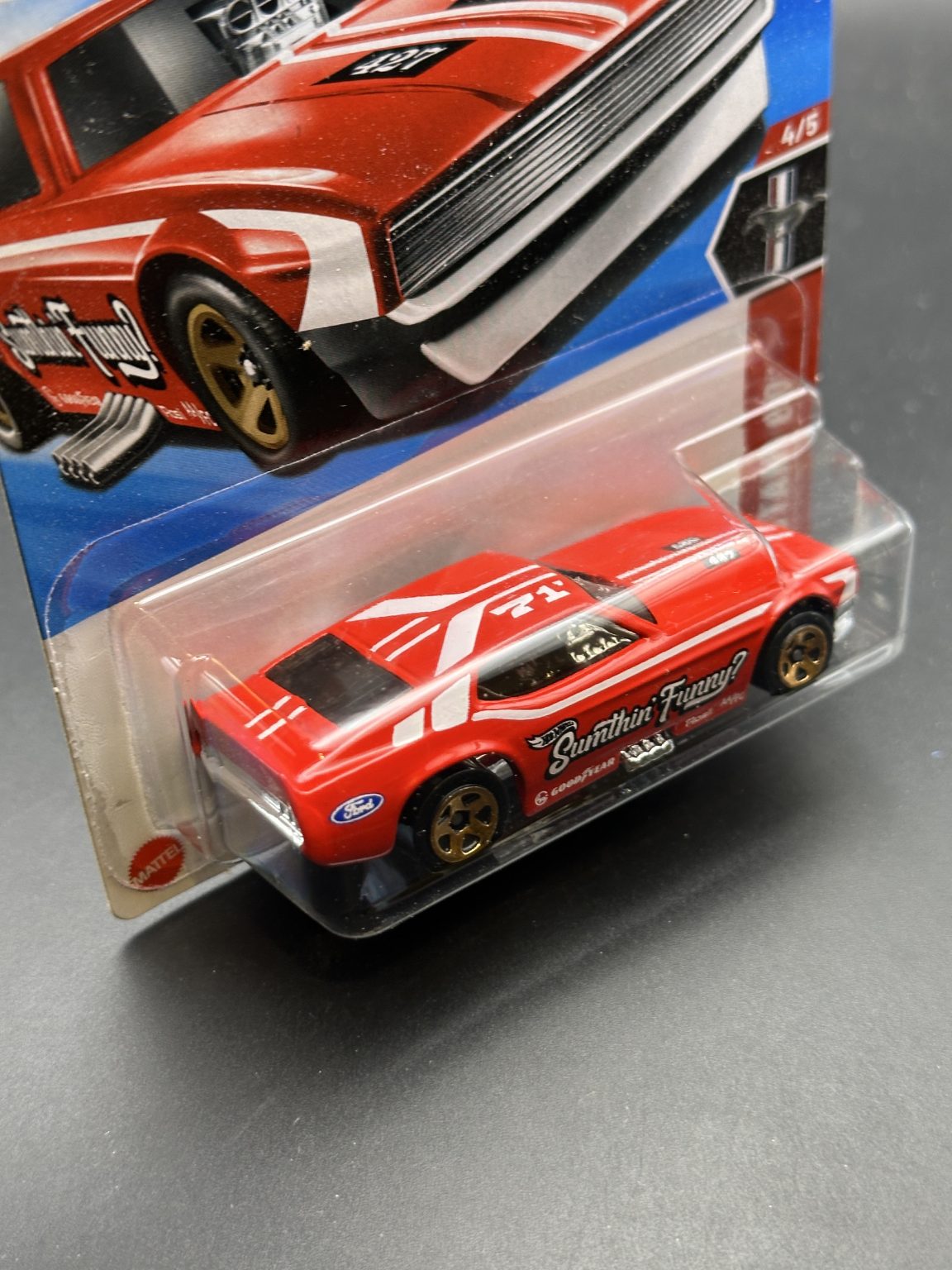 HOT WHEELS - 71 MUSTANG FUNNY CAR (2025) - HW MUSTANG 60th 4/5