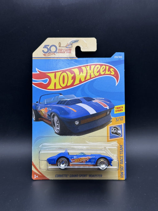HOT WHEELS - CORVETTE GRAND SPORT ROADSTER (2018) - HW 50th RACE TEAM 3/10