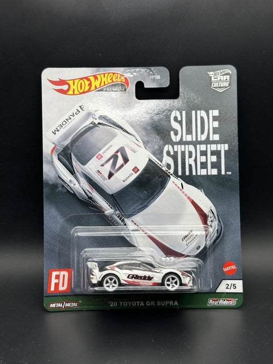HOT WHEELS - 20 TOYOTA GR SUPRA (2021) - SLIDE STREET 2/5