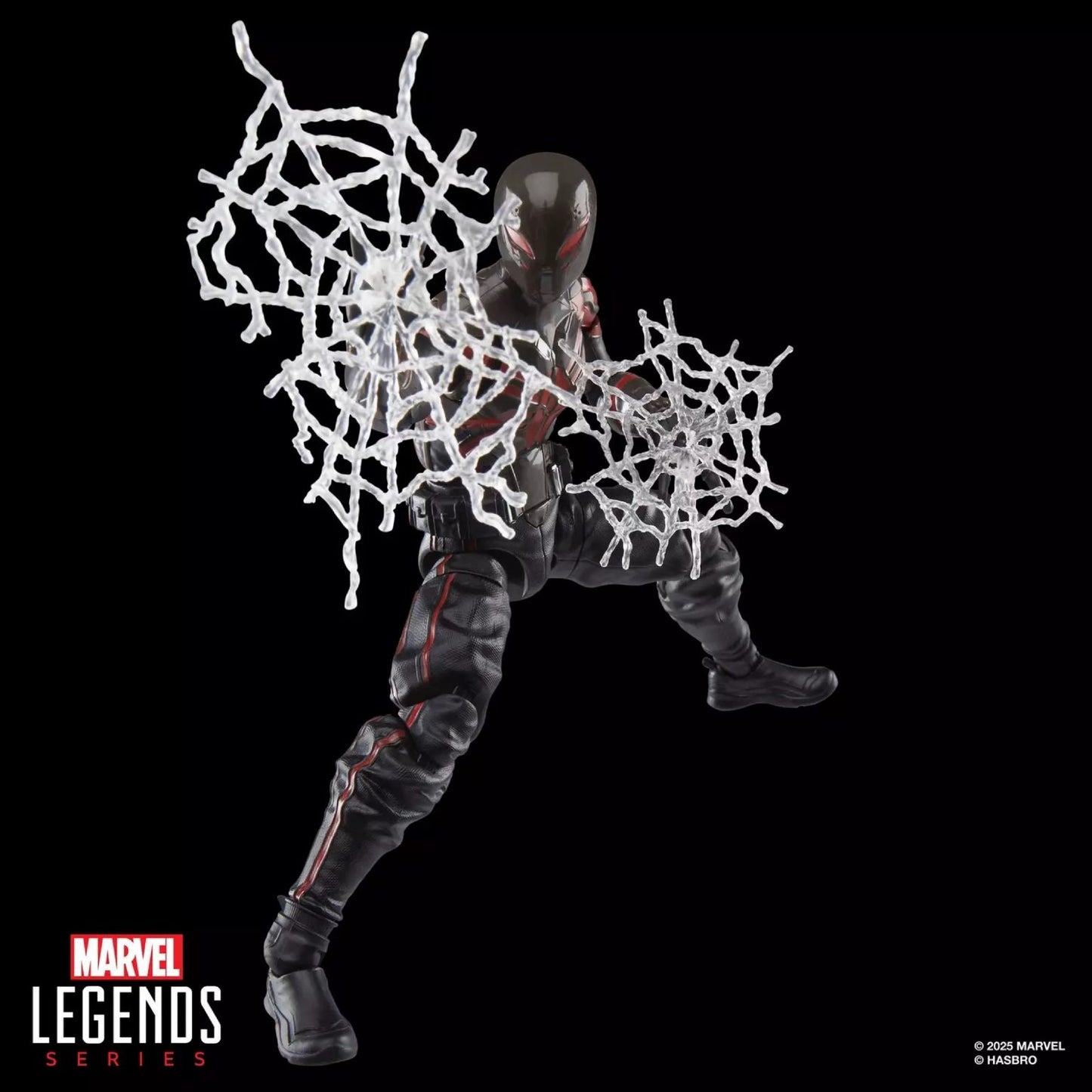 MARVEL LEGENDS MILES MORALES BROOKLYN 2099 SUIT - GAMERVERSE SPIDER MAN 2 FIGURE