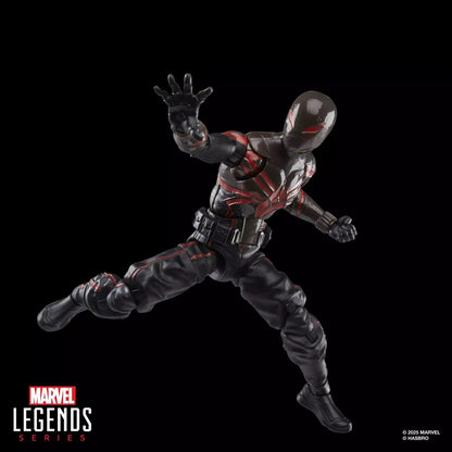 MARVEL LEGENDS MILES MORALES BROOKLYN 2099 SUIT - GAMERVERSE SPIDER MAN 2 FIGURE