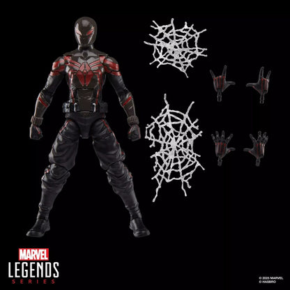 MARVEL LEGENDS MILES MORALES BROOKLYN 2099 SUIT - GAMERVERSE SPIDER MAN 2 FIGURE