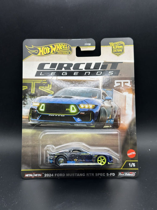 HOT WHEELS - 2024 FORD MUSTANG RTR SPEC 5 FD (2025) - CIRCUIT LEGENDS 1/5