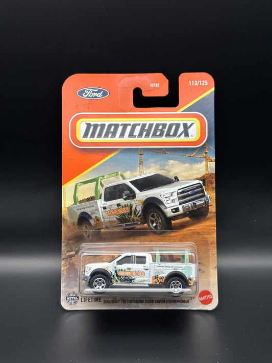 MATCHBOX - 2015 FORD F150 CONSTRUCTION TRUCK (2025) - 113/125 - DIECAST