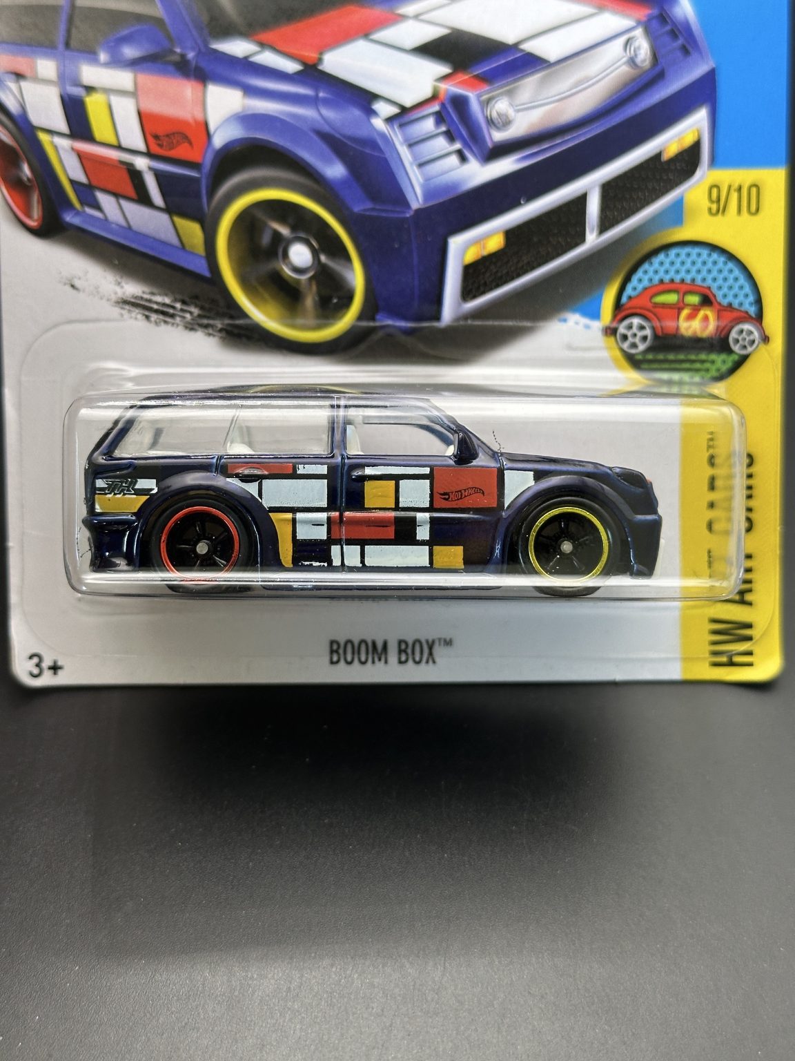 HOT WHEELS - BOOM BOX (2016) - SUPER TREASURE HUNT - HW ART CARS 9/10
