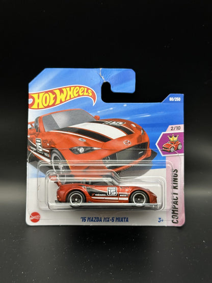 HOT WHEELS - 15 MAZDA MX5 MIATA (2025) - HW COMPACT KINGS 2/10