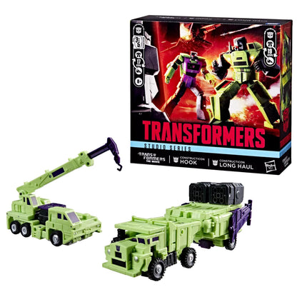 TRANSFORMERS STUDIO SERIES - CONSTRUCTION LONG HAUL AND HOOK - ACTION FIGURE
