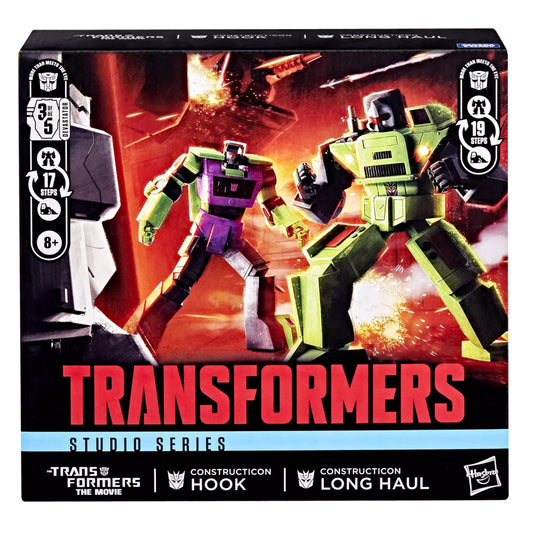 TRANSFORMERS STUDIO SERIES - CONSTRUCTION LONG HAUL AND HOOK - ACTION FIGURE