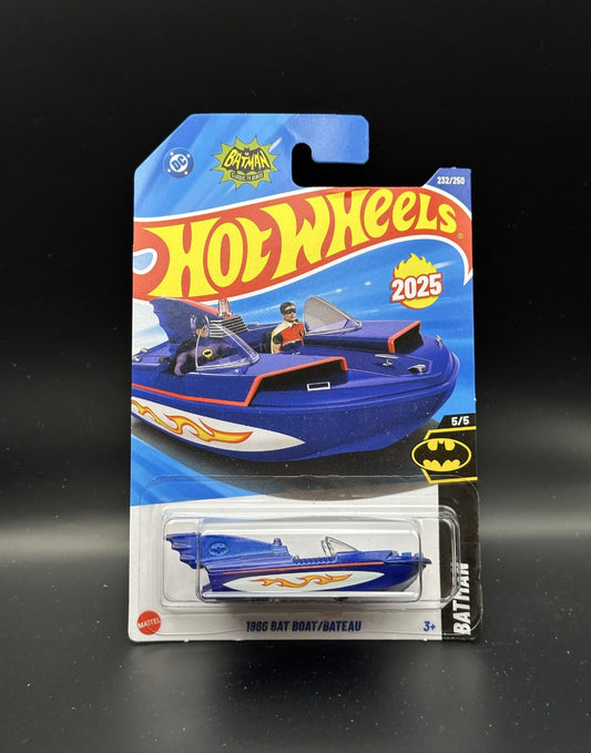 HOT WHEELS - 1966 BAT BOAT (2025) - HW BATMAN 5/5