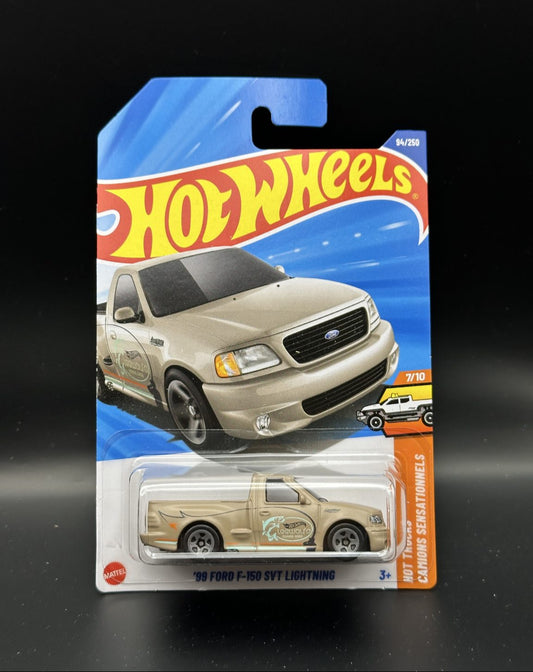 HOT WHEELS - 99 FORD F 150 SVT LIGHTNING (2025) - HW HOT TRUCKS 7/10
