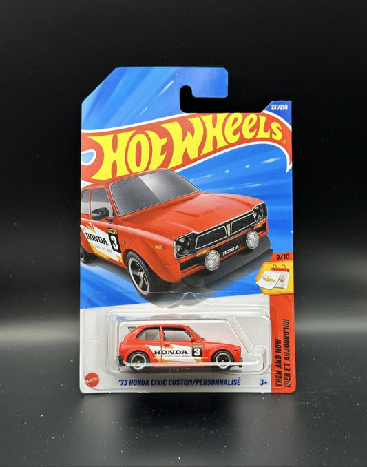 HOT WHEELS - 73 HONDA CIVIC CUSTOM (2025) - HW THEN AND NOW 9/10