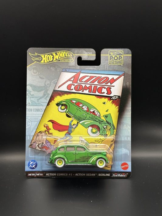 HOT WHEELS - ACTION COMICS #1 ACTION SEDAN (2025) - POP CULTURE MIX 5