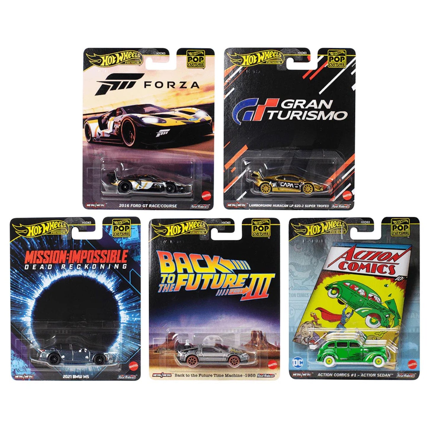 HOT WHEELS - POP CULTURE FULL SET MIX 5 (2025)