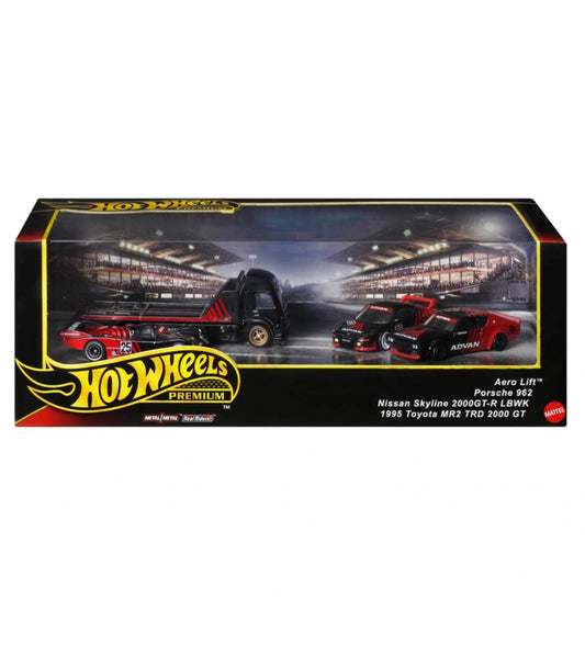 HOT WHEELS - ADVAN RACING TEAM DIORAMA DISPLAY SET (2025) - HW PREMIUM