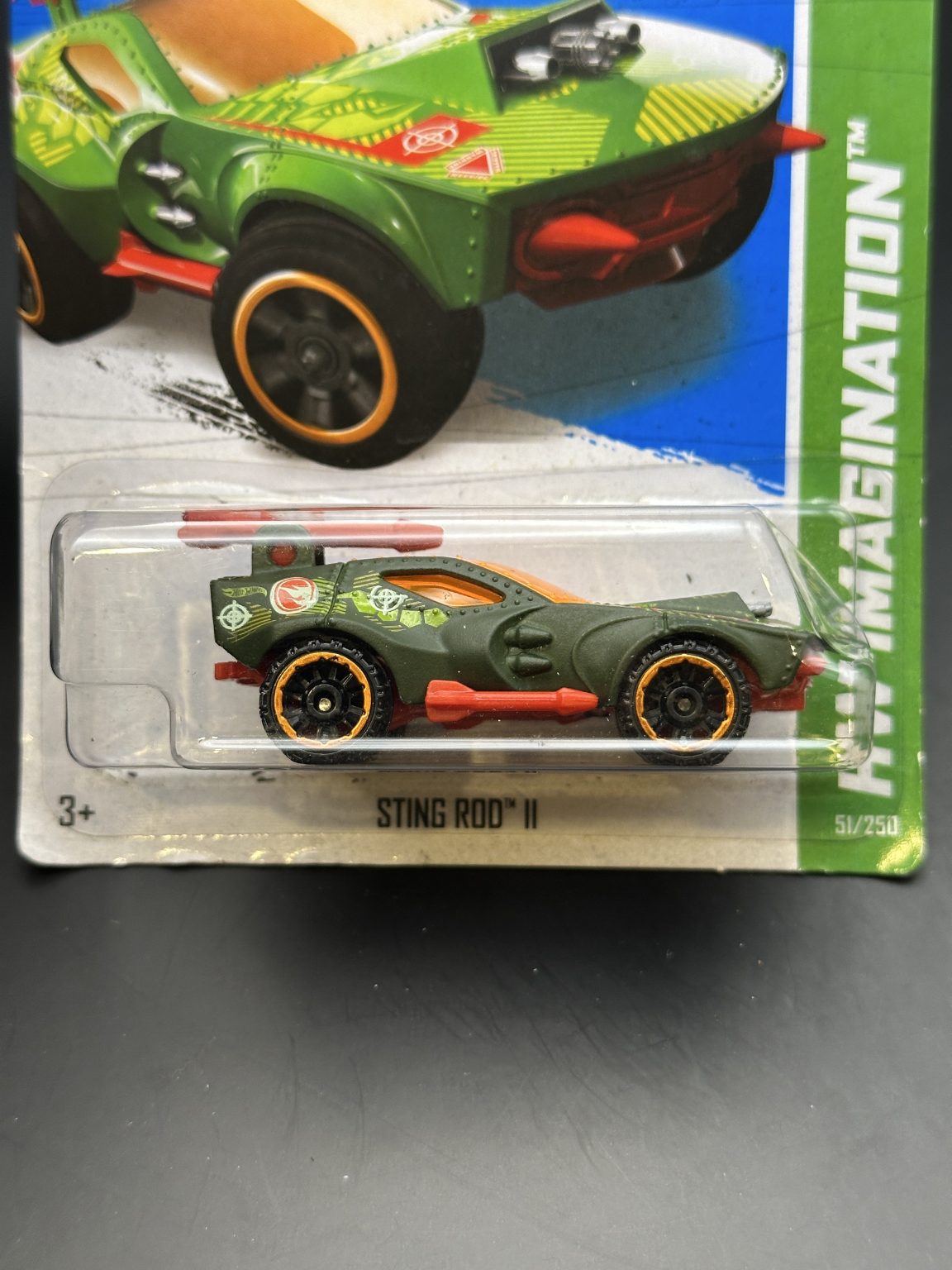 HOT WHEELS - STING ROD II TREASURE HUNT (2013) - HW IMAGINATION
