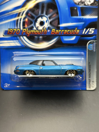 HOT WHEELS - 1970 PLYMOUTH BARRACUDA (2006) - HW MOPAR MADNESS 1/5