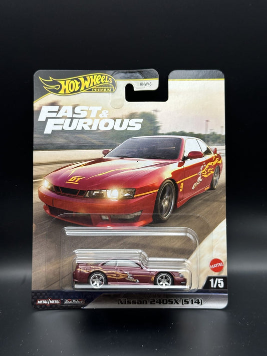 HOT WHEELS - NISSAN 240SX S14 (2025) - MIX 3 - FAST AND FURIOUS 1/5