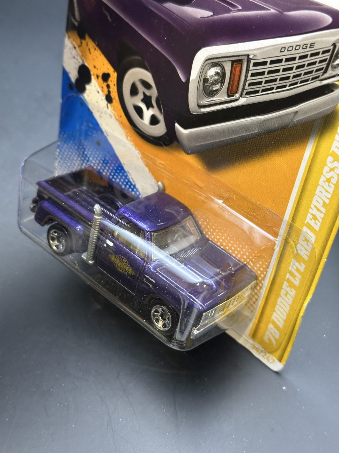 HOT WHEELS - 1978 DODGE LIL RED EXPRESS TRUCK (2012) - HW 2012 NEW MODELS 34/50