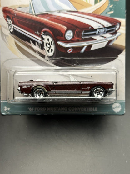 HOT WHEELS - 65 FORD MUSTANG CONVERTIBLE (2021) - HW CONVERTIBLES SERIES 1/10