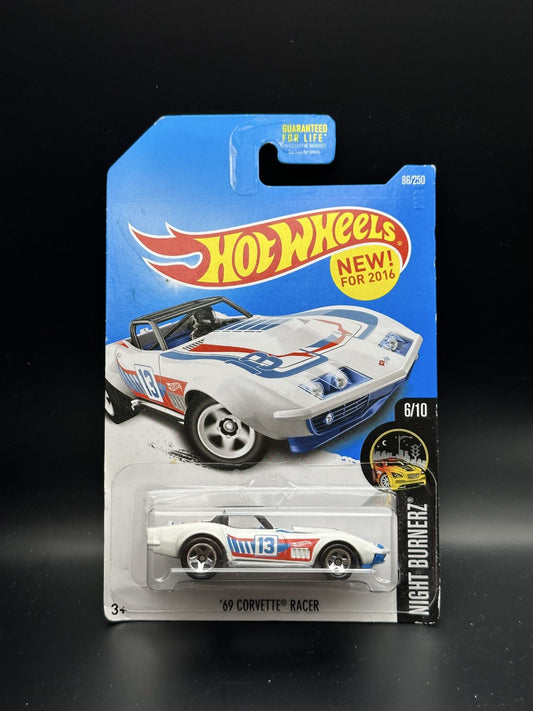 HOT WHEELS - 69 CORVETTE RACER (2016) - HW NIGHTBURNERZ 6/10