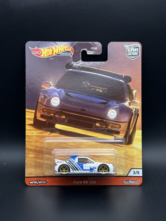 HOT WHEELS - FORD RS 200 (2020) - CAR CULTURE - THRILL CLIMBERS 3/5