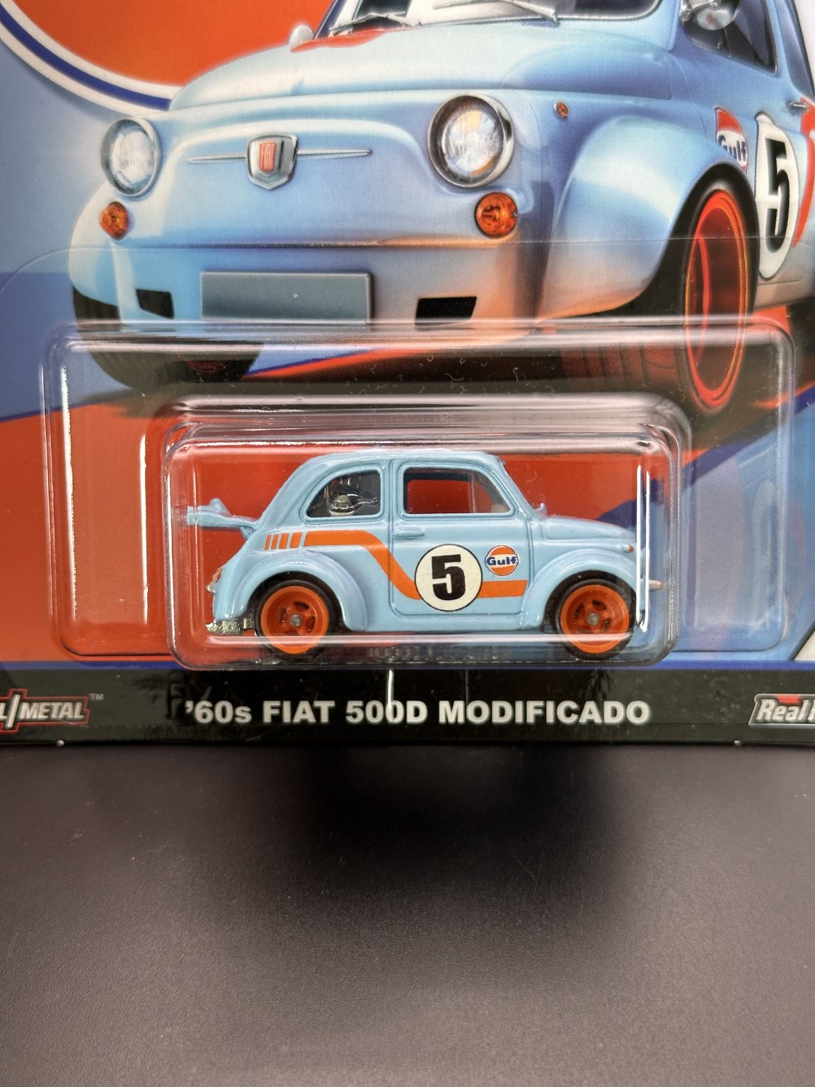 HOT WHEELS - 60s FIAT 500D MODIFICADO (2019) - CAR CULTURE - GULF 1/5