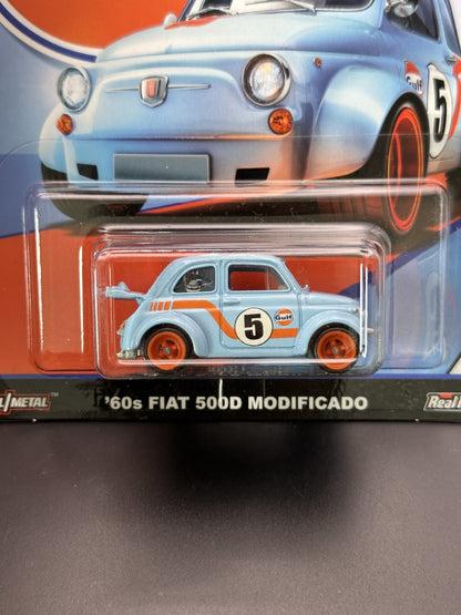 HOT WHEELS - 60s FIAT 500D MODIFICADO (2019) - CAR CULTURE - GULF 1/5