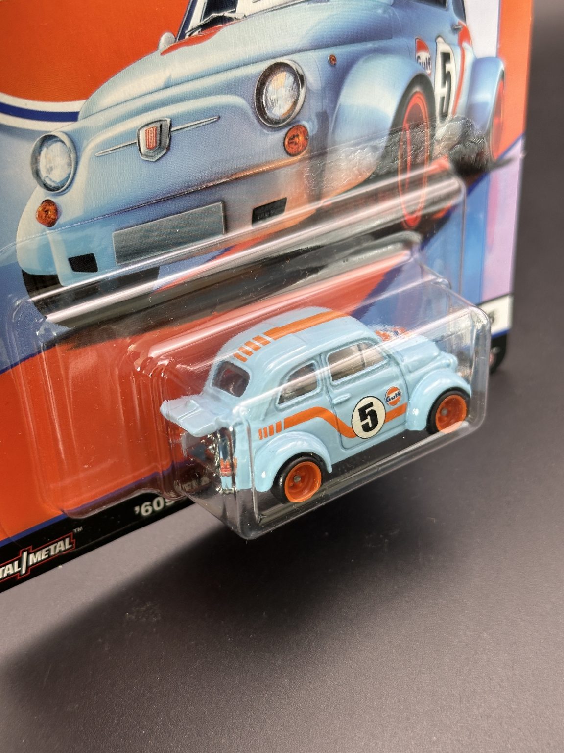 HOT WHEELS - 60s FIAT 500D MODIFICADO (2019) - CAR CULTURE - GULF 1/5